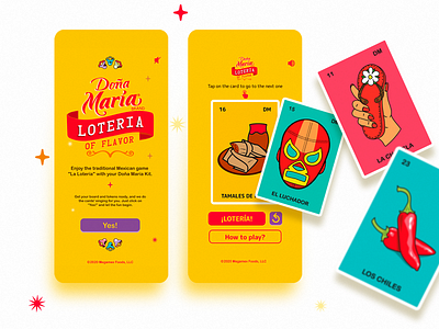 DOÑA MARÍA: LOTERIA OF FLAVOR - Web Design