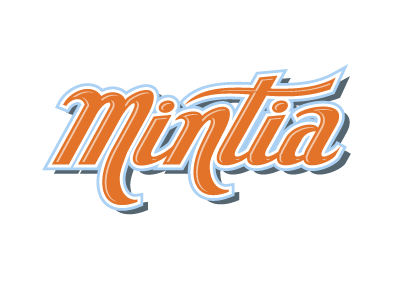 Mintia hand lettering lettered typography