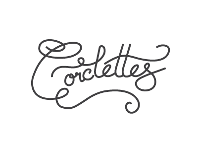 Corclettes Wip hand lettering lettering script swashes typography