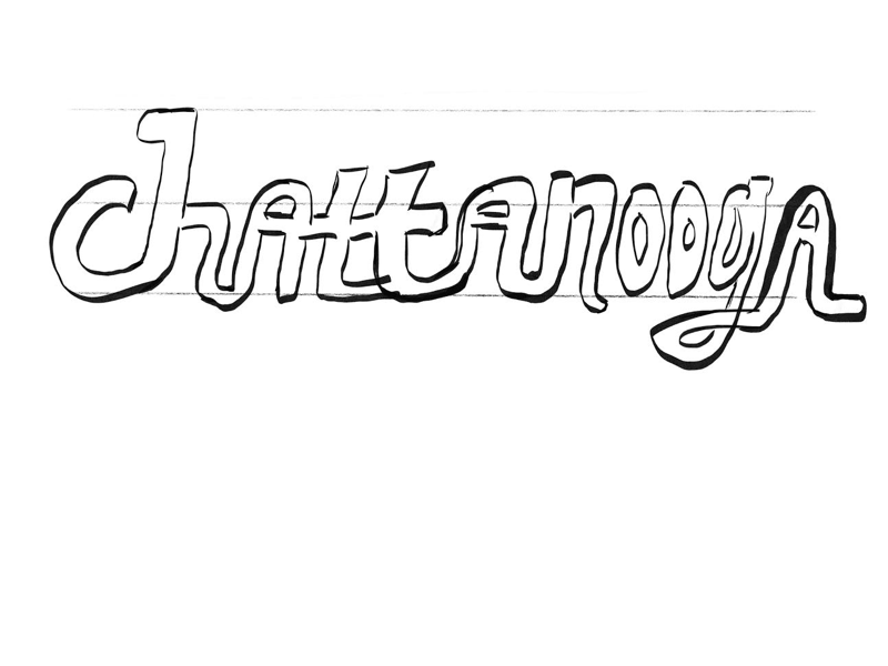 Draft logo typeface chattanooga procreate isaac craft