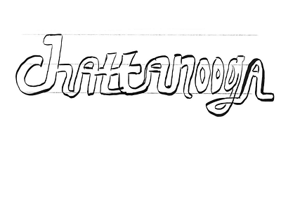 Draft chattanooga isaac craft logo procreate typeface