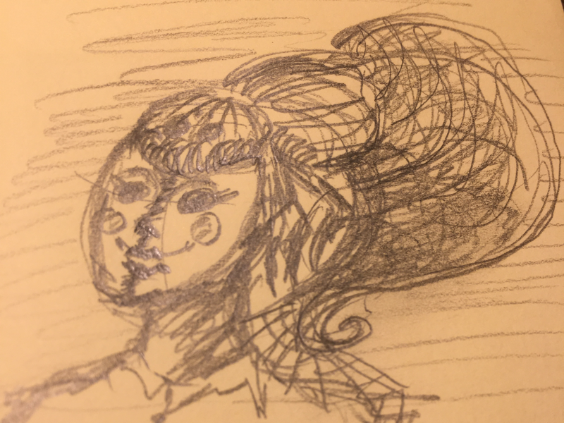 She makes her plan characters creepy spiders concept art