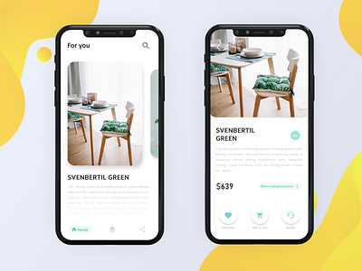 Furniture App app app concept color concept dashboard design design app furniture inspiration iphone mobile page style ui ui design