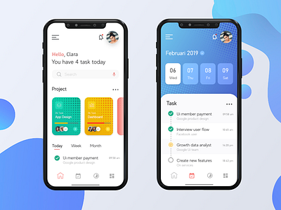 Task Today APP app app concept clean color colorful concept dashboard design design app illustration inspiration iphone mobile page style task today ui ui design work