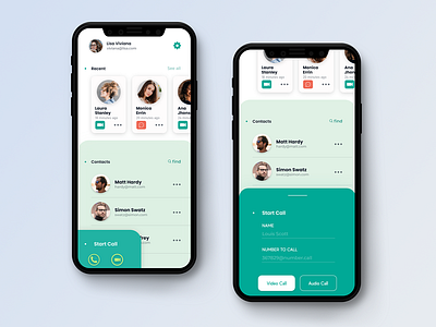 Start Call 📞 app app concept call clean color colorful concept dashboard design design app illustration inspiration iphone mobile start style today ui ui design work