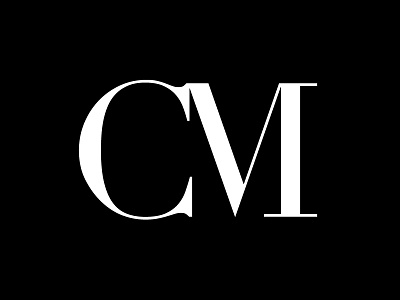 Oldie but Goodie c cm didot ligature logo m monogram