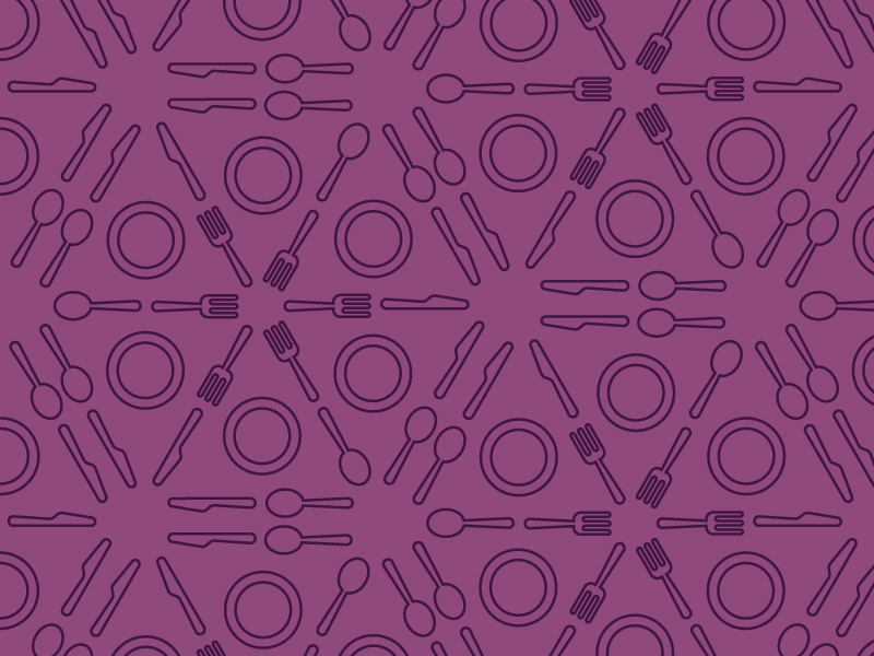 Utensil Pattern Utensil Pattern by Craig Moscony on Dribbble