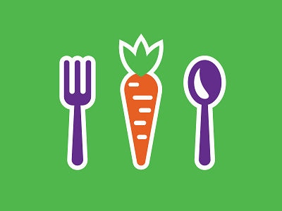Sustainability Icons carrot eco fork green icon spoon sustainability