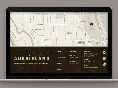 Aussieland Website 4 aboriginal australia google maps pattern seven pointed star social icons web