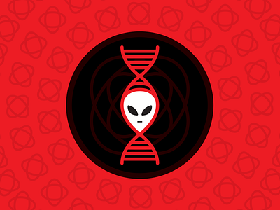 Alien DNA alien dna extraterrestrial grey alien icon pattern