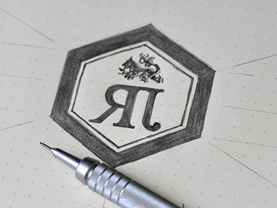 Rafal Jankos - self branding / sketch brand branding icon identity jankos logo logotype pencil rafal