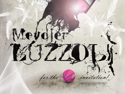 Special Thanks to Meydjer Luzzoli dribbble thank you illustration photo manipulation