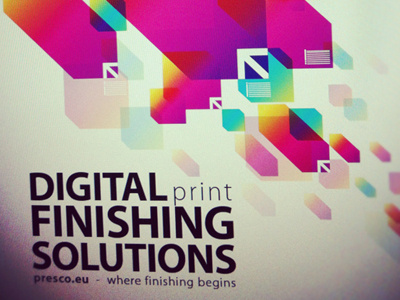 Presco Leaflet colourful leaflet leaflet design print design typography