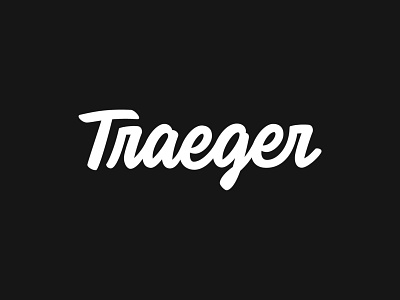 Traeger Script handlettering handtype hashtaglettering lettering thevectormachine traeger grills vector vectormachine