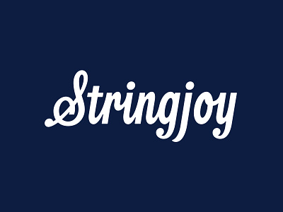 Stringjoy Logo guitar handlettering handtype hashtaglettering lettering stringjoy strings thevectormachine vector vectormachine