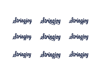 Stringjoy 'gjoy' Explorations handlettering handtype hashtaglettering lettering process stringjoy thevectormachine vector vectormachine