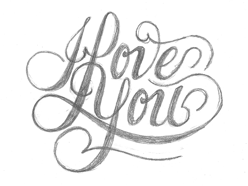 I Love You - WIP2 hashtaglettering lettering