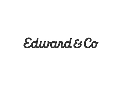 Edward & Co branding ed and co edward and co golf handlettering handtype hashtaglettering lettering logo thevectormachine vector vectormachine
