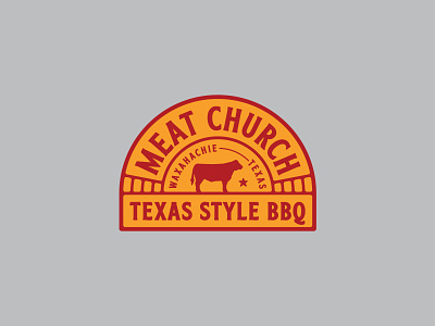 Meat Church Arched Patch