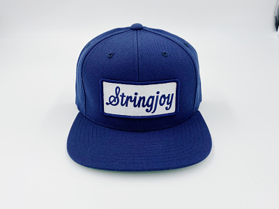Stringjoy Swag branding handlettering hashtaglettering hat lettering logo pins