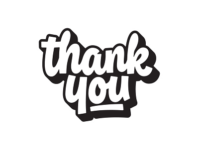 Thank You handlettering handtype hashtaglettering lettering process thevectormachine vector vectormachine