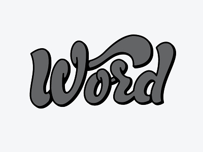 Word to the vector! hashtaglettering lettering