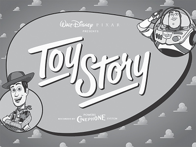 Toy Story Final Poster biggerpictureshow buzz hashtaglettering illustration lettering toystory woody