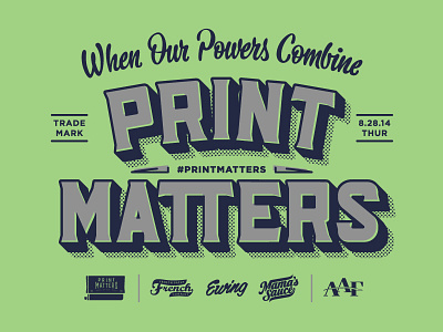Print Matters Indianapolis frenchpaper hashtaglettering lettering mamassauce printmatters