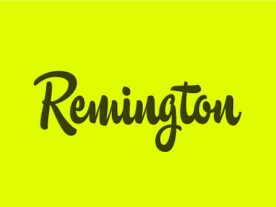Remington Ride Lettering - E3 bicycle elementthree hashtaglettering lettering remington ride script