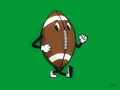 001 Football football illustration mascot mondaymascots