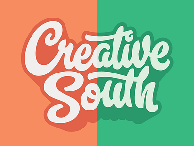 Creative South T-shirt Final creativesouth handlettering hashtaglettering lettering process vector vectormachine