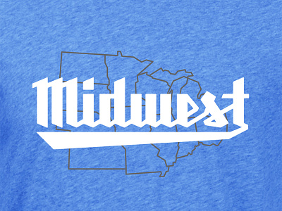 Midwest is back...again! cottonbureau handlettering hashtaglettering lettering process vector vectormachine