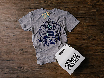 Competition Killers T-shirt - E3 competitionkillers cupcaketrophy elementthree goinbound handlettering johnnycupcakes lettering vectormachine