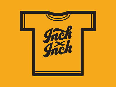 INCH x INCH Script T-shirt Icon