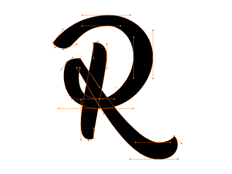 R Bézier Curves by Bob Ewing on Dribbble