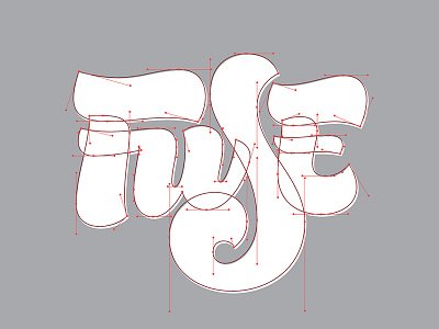 Fuse Bézier Curves beziercurves fuse fusesessions handlettering handtype hashtaglettering lettering process vector vectormachine