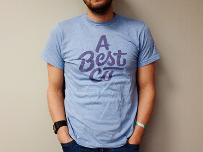 A Best Co - T-shirt elementthree handlettering handtype hashtaglettering lettering process tshirt vectormachine
