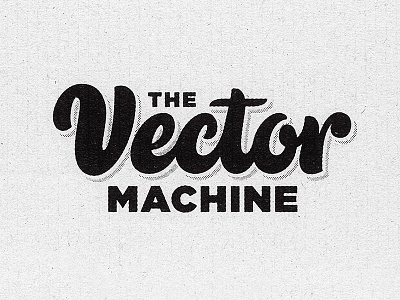 The Vector Machine - Lettering beziercurves handlettering handtype hashtaglettering lettering mamassauce texture vectormachine