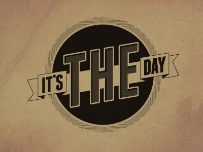 It's The Day Logo-v1 logo typography