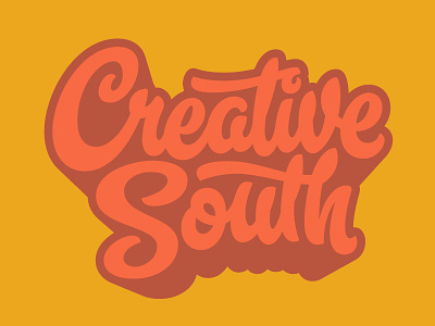 Creative South Logo creativesouth handlettering hashtaglettering lettering logo script