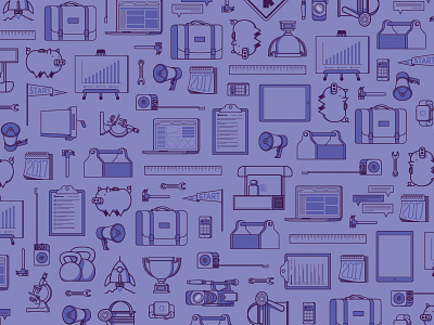 Marketing Toolkit Illustration Pattern