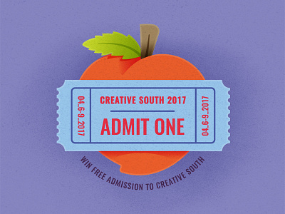 Creative South Ticket Giveaway creativesouth e3 elementthree peach ticket