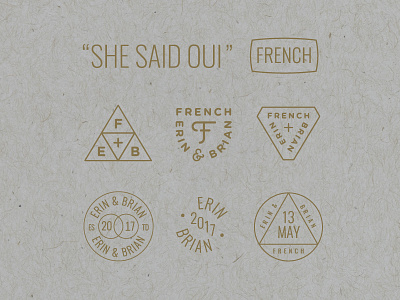 French Wedding Badges badge badges frenchpaper