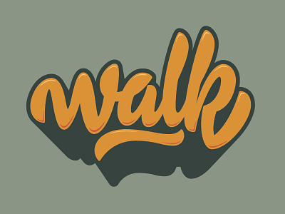 Walk handlettering hashtaglettering letterfarm lettering process thevectormachine vectormachine