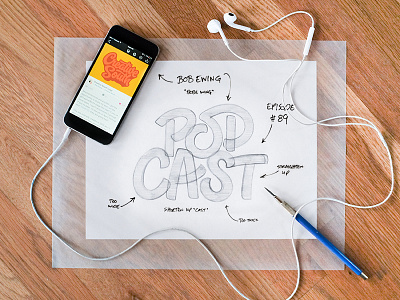 Creative South Podcast creativesouth creativesouthpodcast handlettering hashtaglettering lettering podcast process