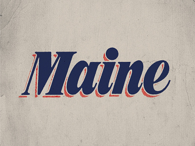 Maine handlettering hashtaglettering lettering texture
