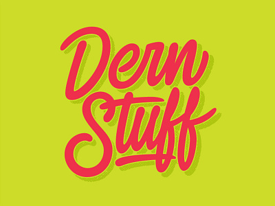 Dern Stuff elementthree hashtaglettering lettering