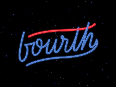 Untethered Fourth fourth handlettering hashtaglettering lettering lightsaber may 4th thevectormachine vectormachine