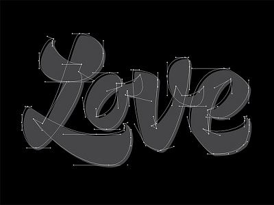 Love Beziers handlettering hashtaglettering lettering thevectormachine vectormachine