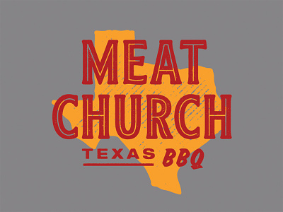 Meat Church Badge Concept bbq branding logo meat church monogram texas traeger grills